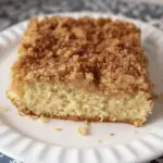 Moist Sour Cream Coffee Cake with a Touch of Cinnamon