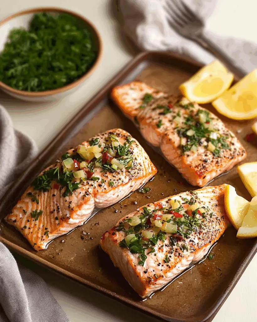 Perfectly Grilled Salmon with Lemon and Herb Marinade