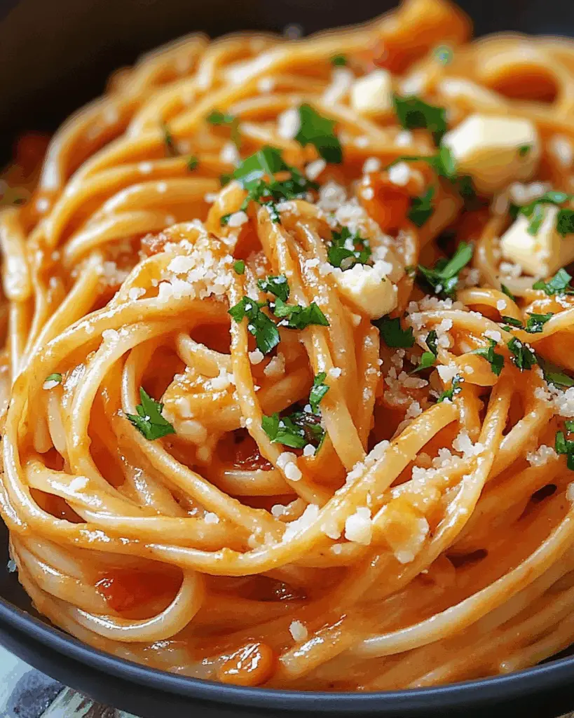 Creamy Roasted Red Pepper Pasta