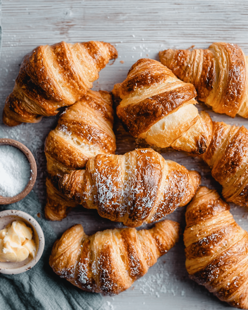 Golden Flaky French Croissants in a Fraction of the Time