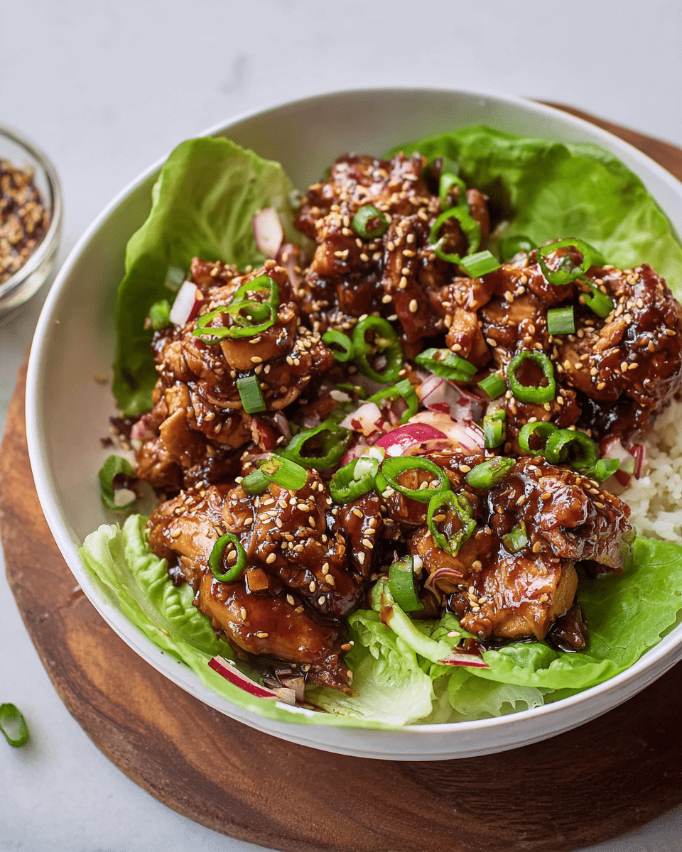 Sweet & Spicy Korean-Inspired Chicken Simmered to Perfection