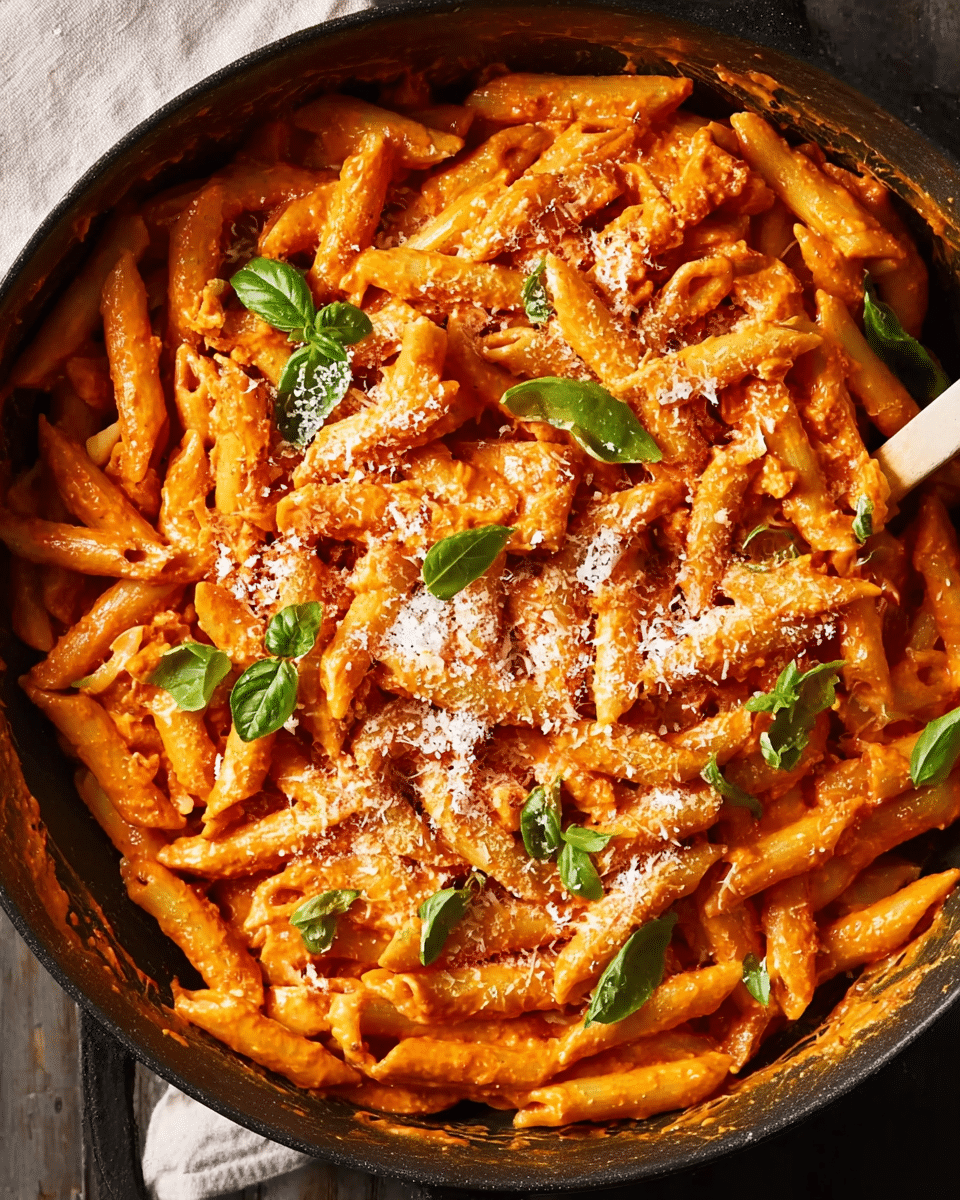 Creamy Penne Pasta with Vodka Sauce