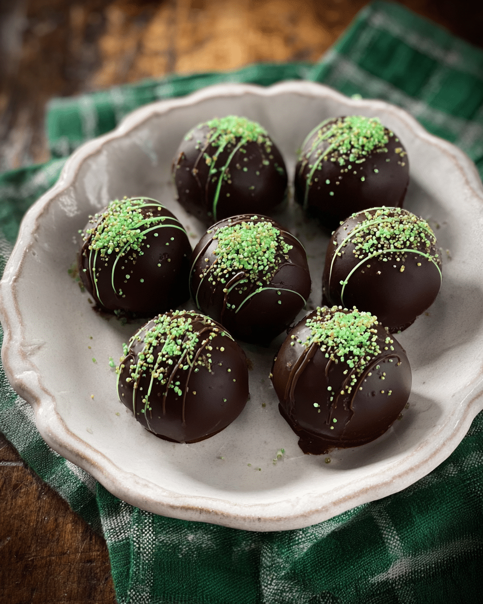 Decadent Irish Whiskey Chocolate Truffles with a Velvet Touch