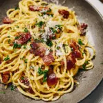 Creamy Roman-Style Spaghetti Carbonara with Pancetta
