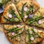 Spring Veggie Pizza with Asparagus and Potatoes