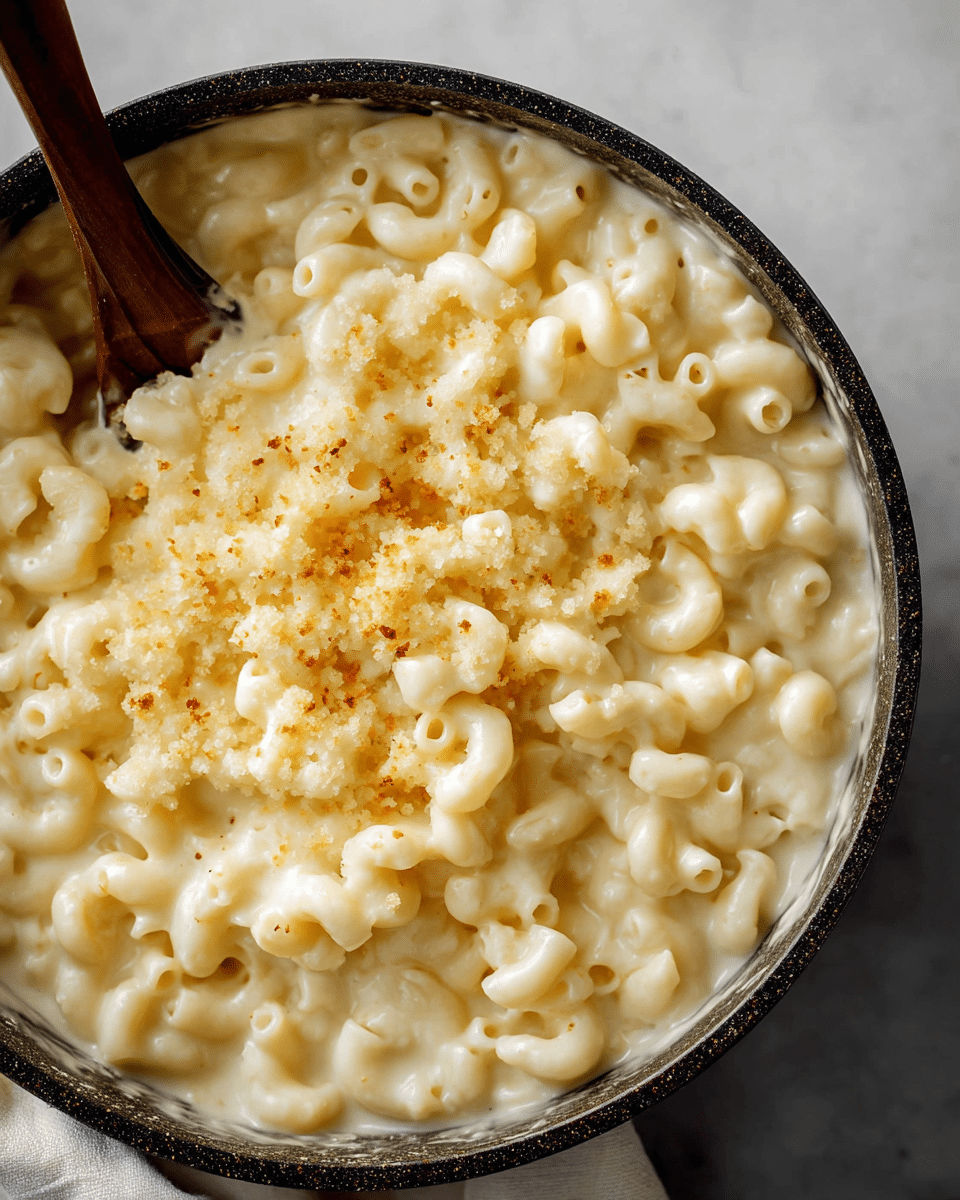 Ultra Creamy White Cheddar Mac & Cheese in One Pot