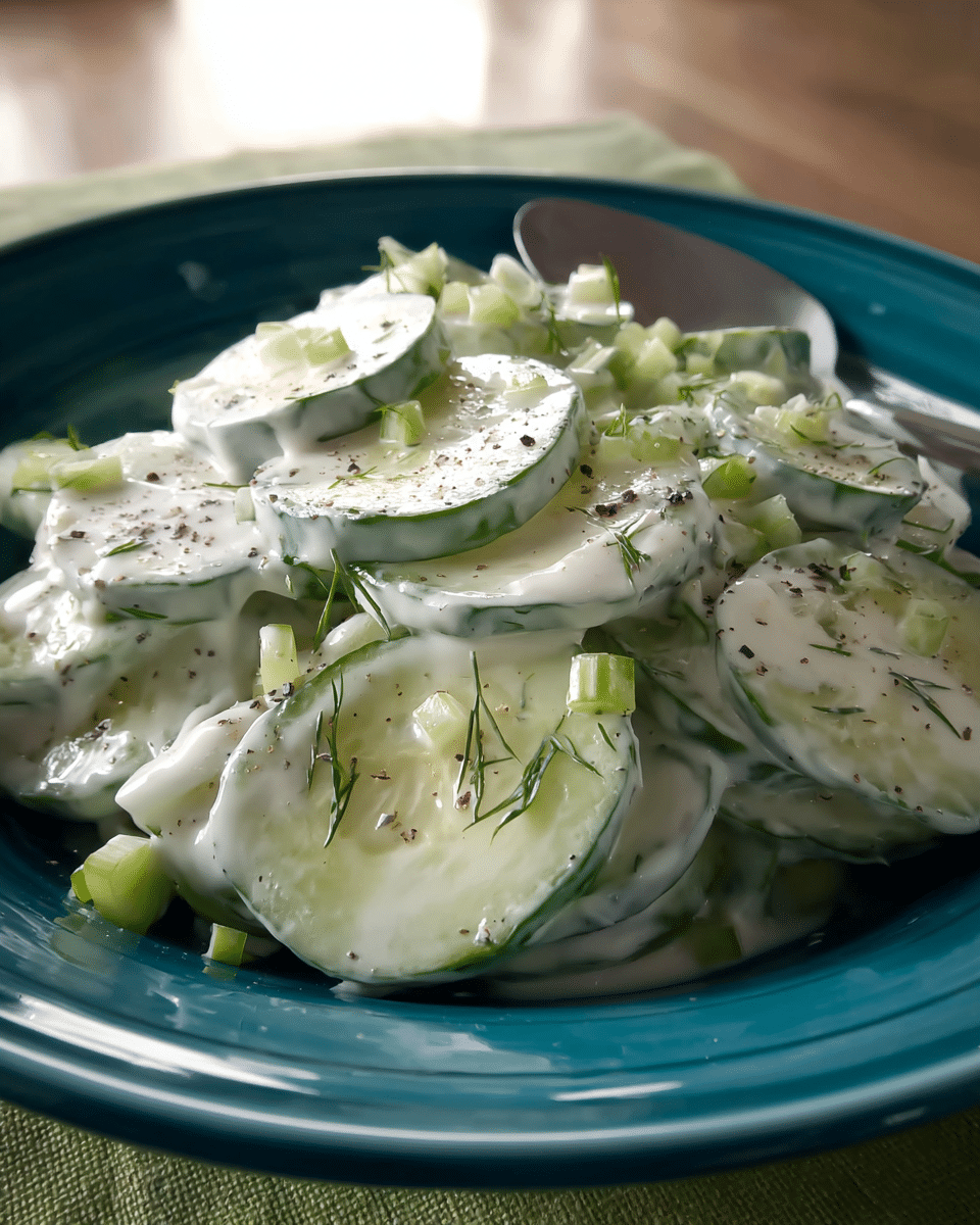 Cool & Creamy Kansas Cucumber Delight