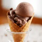 Velvety Homemade Chocolate Ice Cream with Double the Cocoa