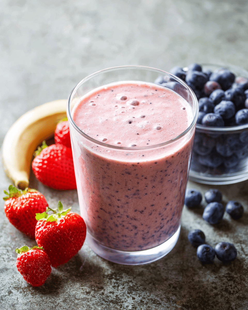 Creamy Berry Banana Power Smoothie