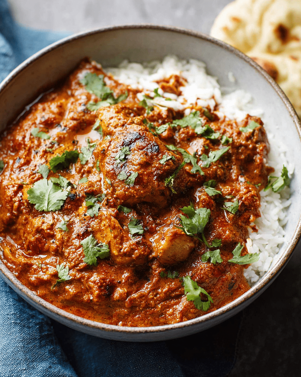 Creamy Tomato-Spiced Chicken Tikka Masala