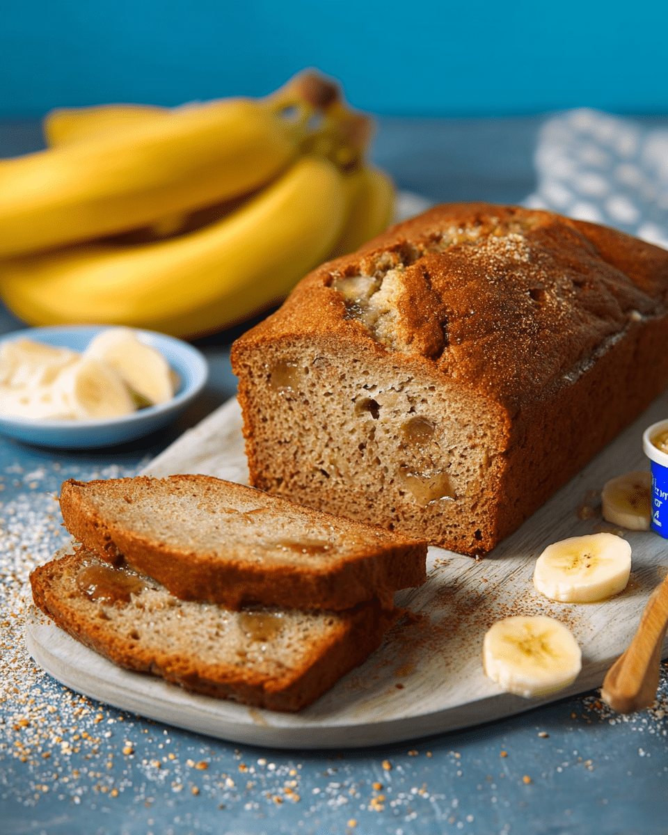 Rustic Italian Banana Ciambella with Yogurt and Honey