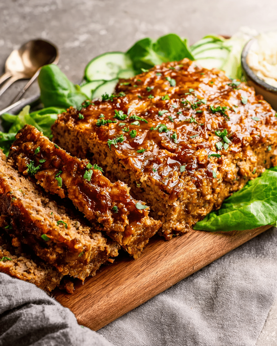 Homestyle Meatloaf with Savory Mushroom Glaze