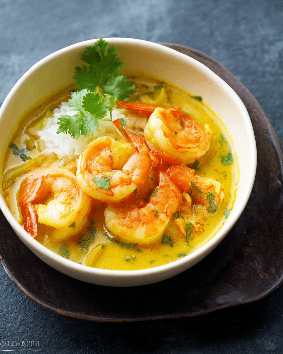 Creamy Coconut Shrimp Curry with Aromatic Spices