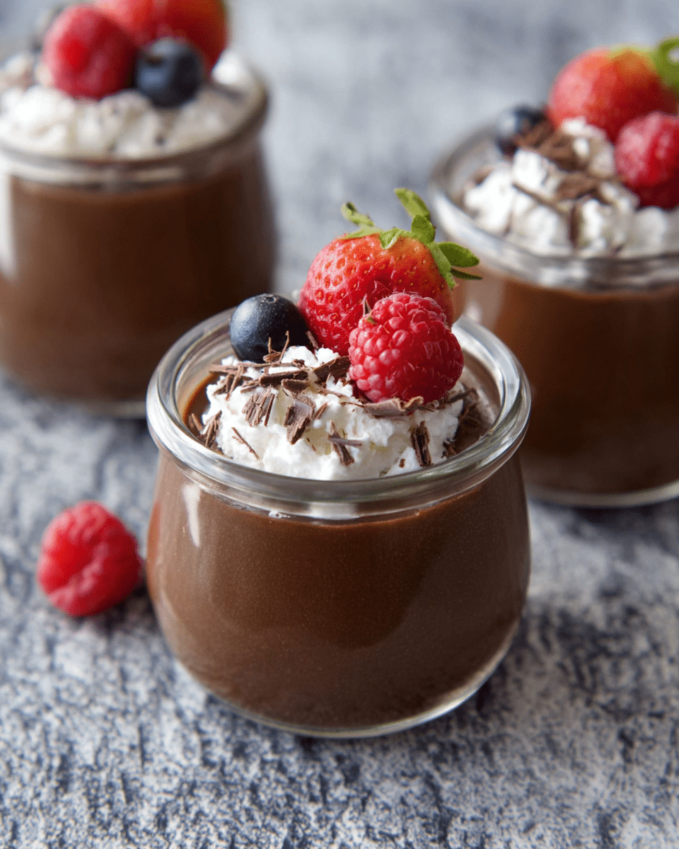 Decadent Dairy-Free Chocolate Pudding
