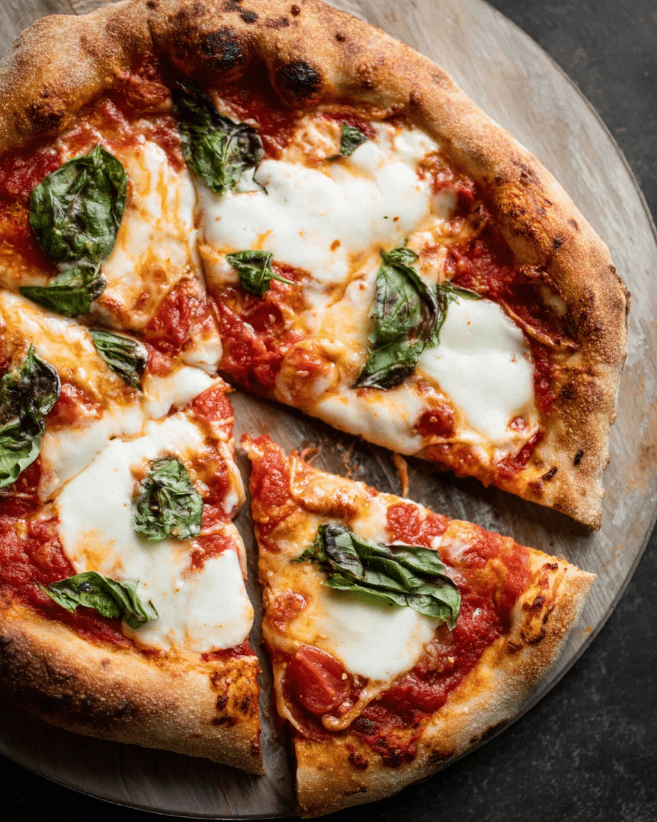 Neapolitan-Style Skillet Margherita with Fresh Mozzarella and Basil