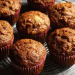 Moist Banana Muffins Infused with Coffee for an Italian Morning Treat