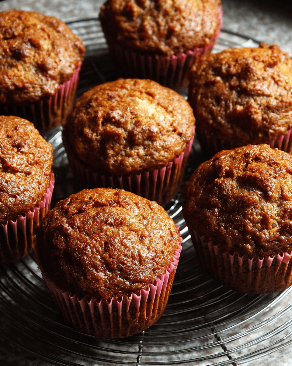 Moist Banana Muffins Infused with Coffee for an Italian Morning Treat