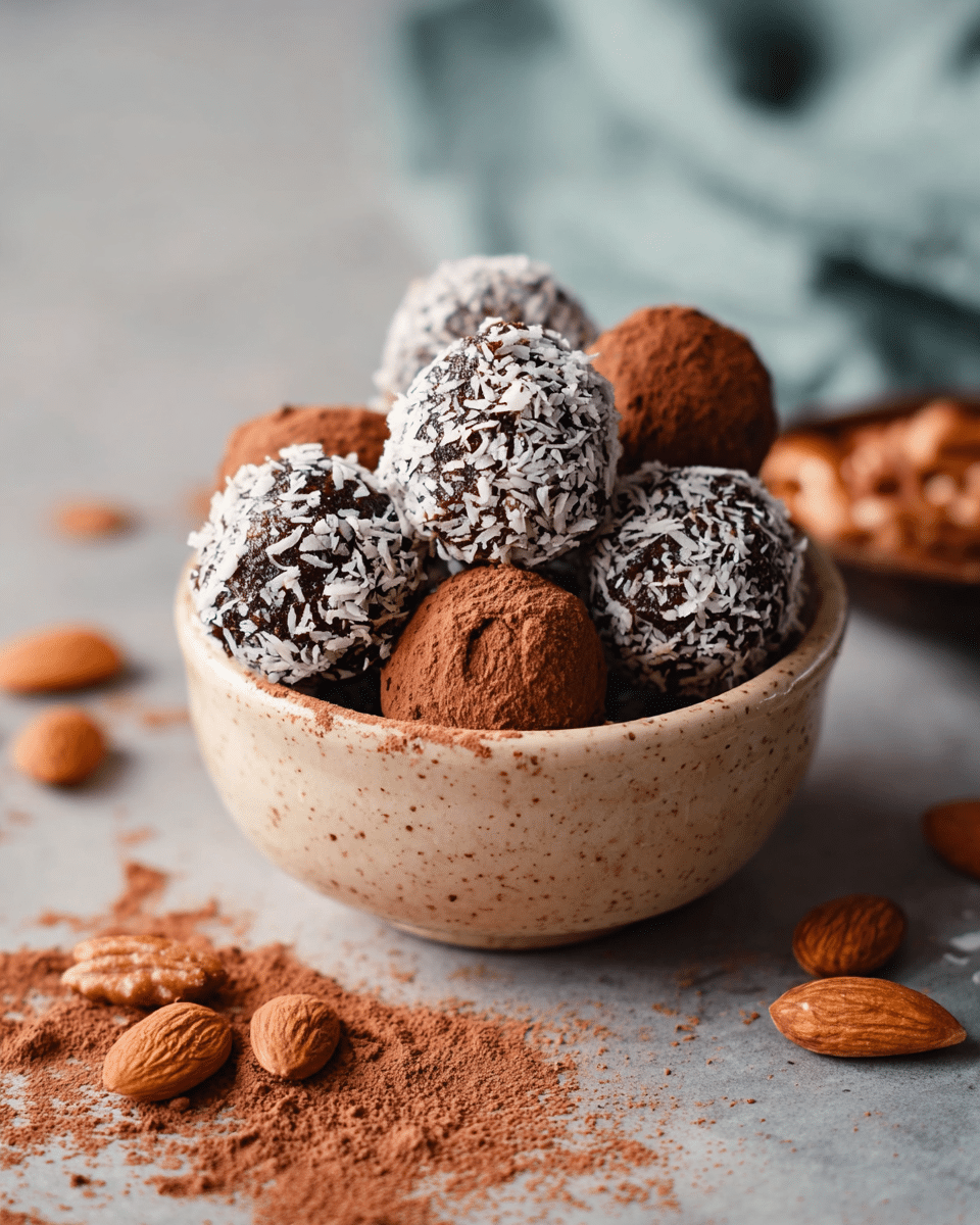 Guilt-Free Almond Cocoa Energy Bites