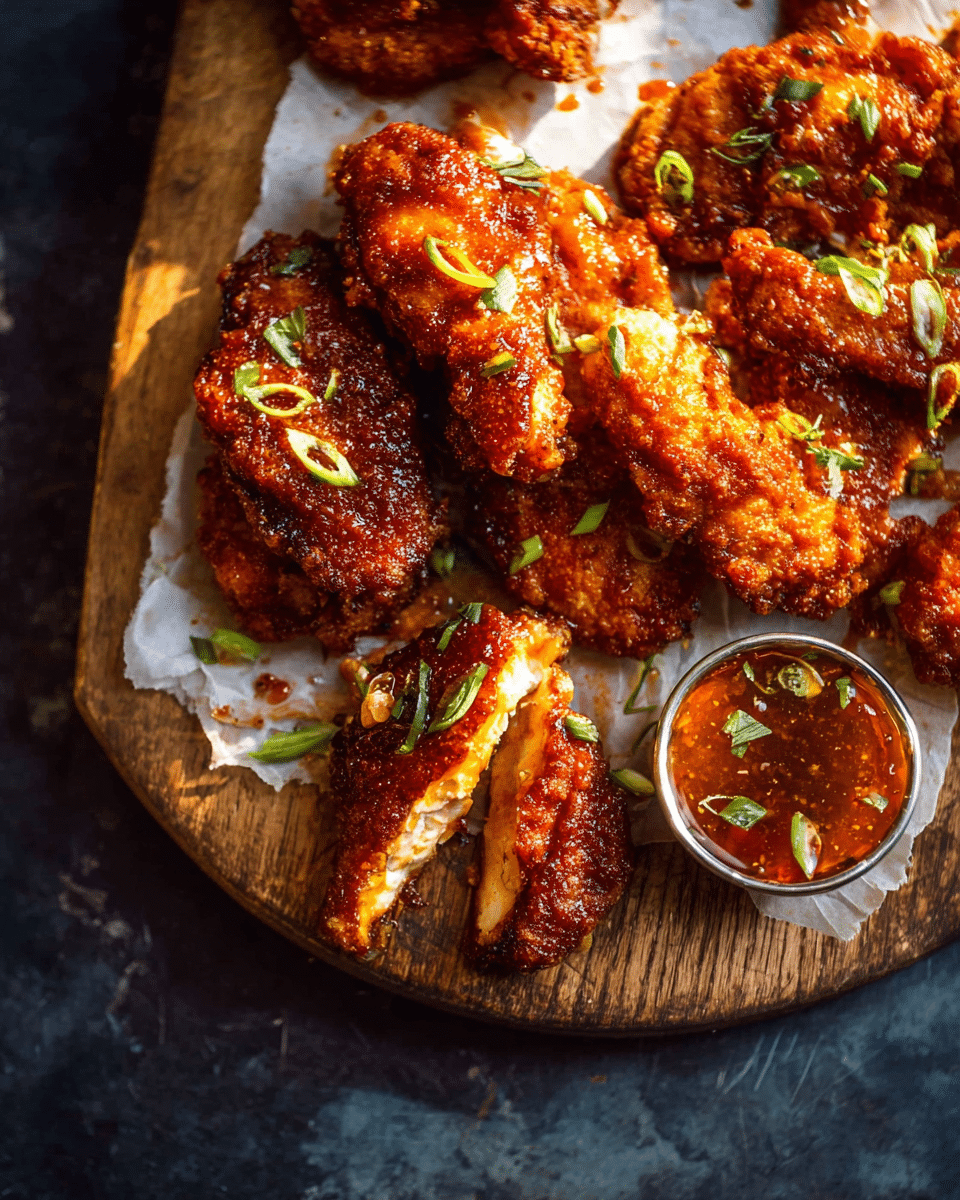 Spicy Baked Buffalo Chicken with Crispy Coating
