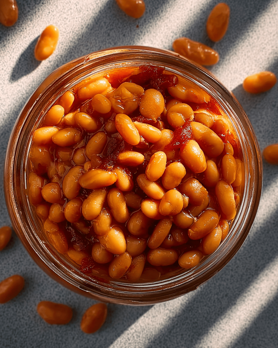Classic Boston-Style Baked Beans with a Rich Molasses Sauce
