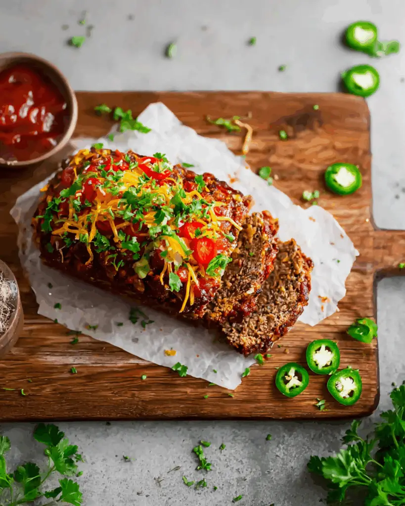 Zesty Southwest Taco-Style Meatloaf Delight