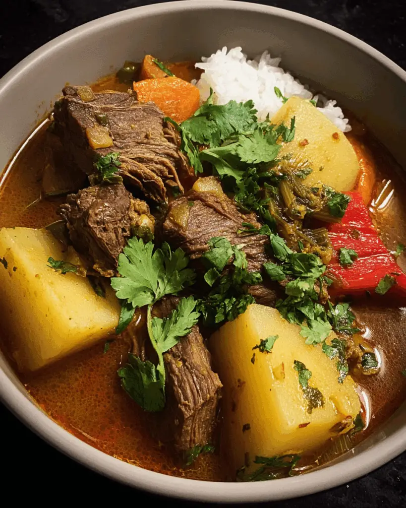 Thai-Inspired Red Curry Beef Roast with Vegetables