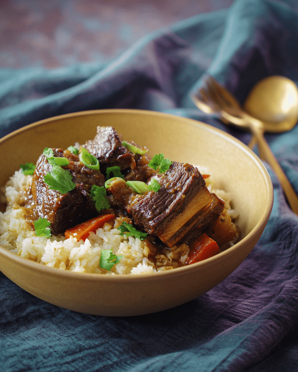 Tender Asian-Inspired Short Ribs with Slow-Cooked Flavor