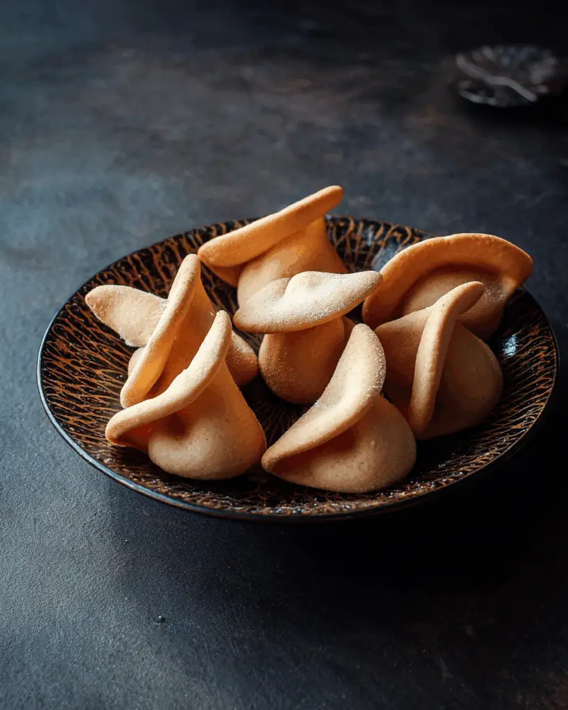 Crispy Golden Fortune Cookies with Sweet Messages Inside