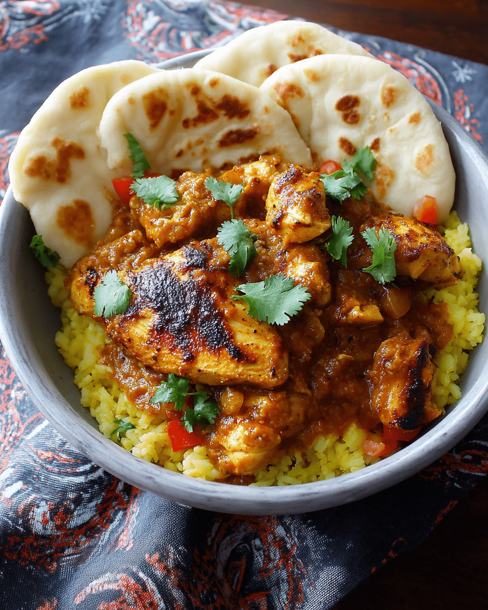 Fragrant Chicken Simmered in Indian Spices and Creamy Yogurt
