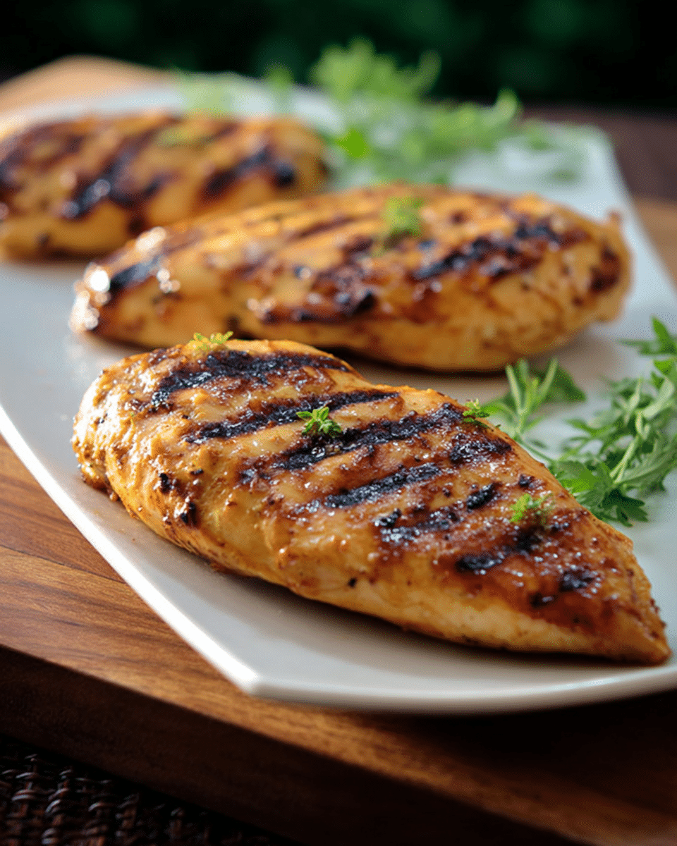 Tangy Honey Mustard Grilled Chicken