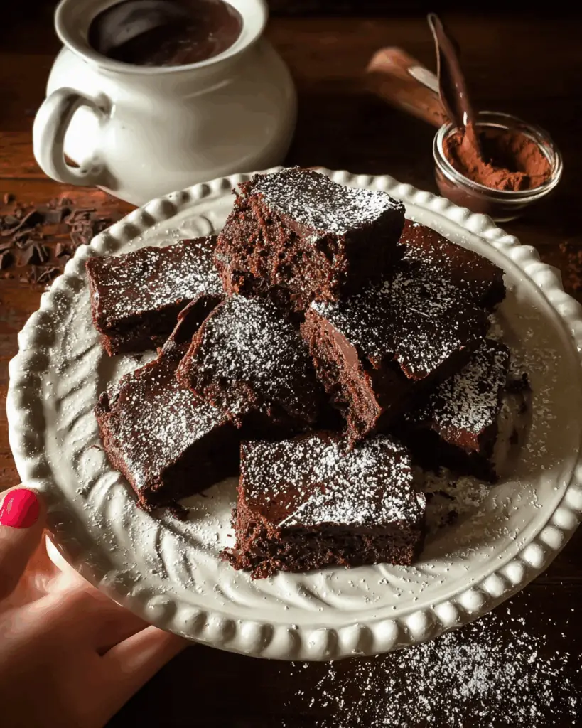 Decadent Flourless Chocolate Cake with Cinnamon, Ancho Chile, and Brandy