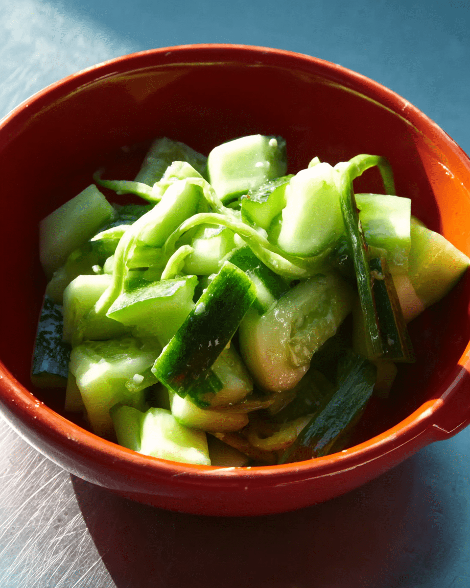 Refreshing Sunomono-Style Japanese Cucumber Salad