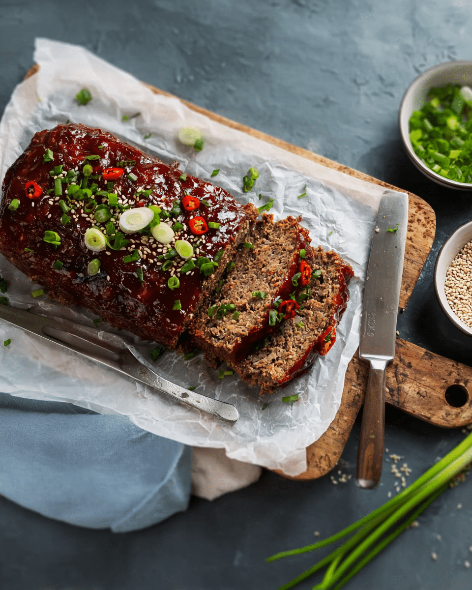 Fiery-Sweet Southeast Asian Sambal Meatloaf