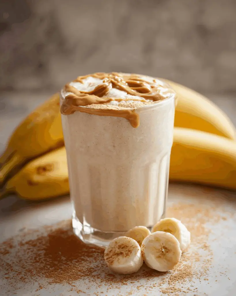 Creamy Peanut Butter Banana Bliss Shake