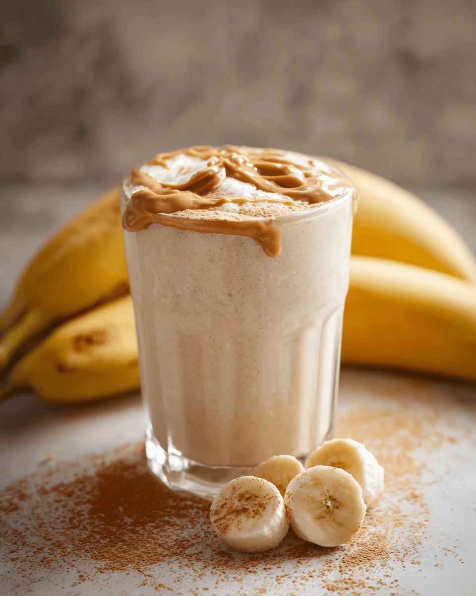 Creamy Peanut Butter Banana Bliss Shake