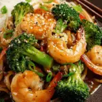 Succulent Shrimp and Crisp Broccoli in Savory Garlic Sauce