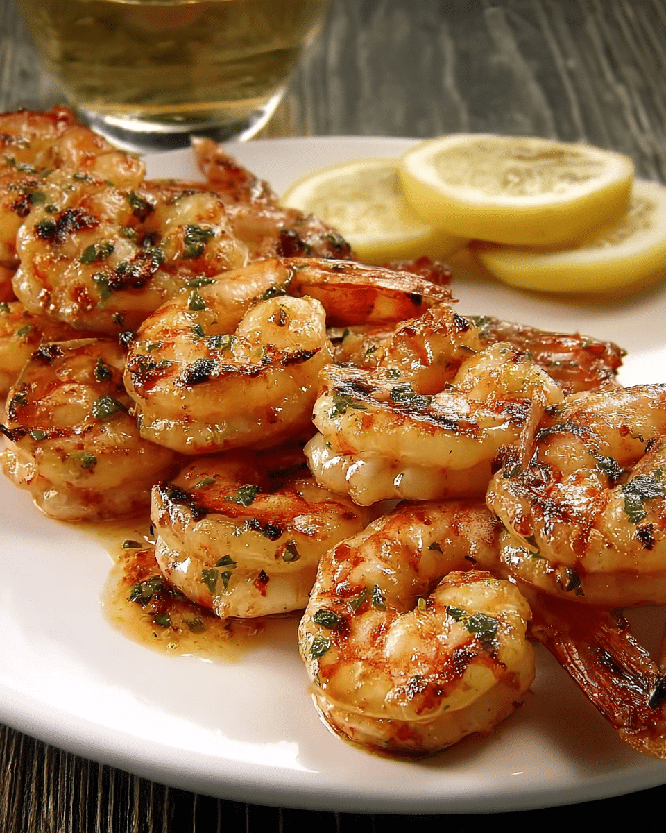 Fiery Grilled Shrimp Skewers with a Kick