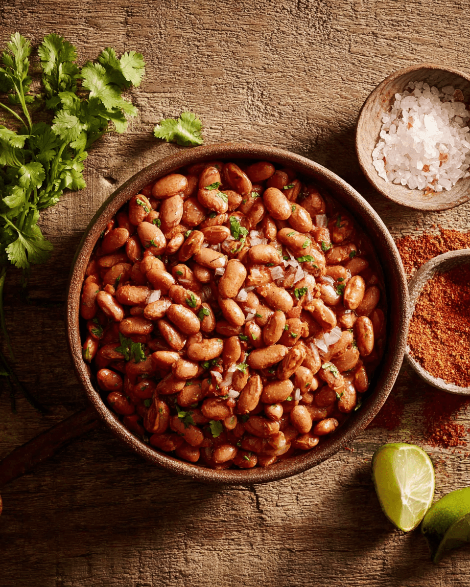 Savory Pinto Beans Infused with Authentic Mexican Flavors