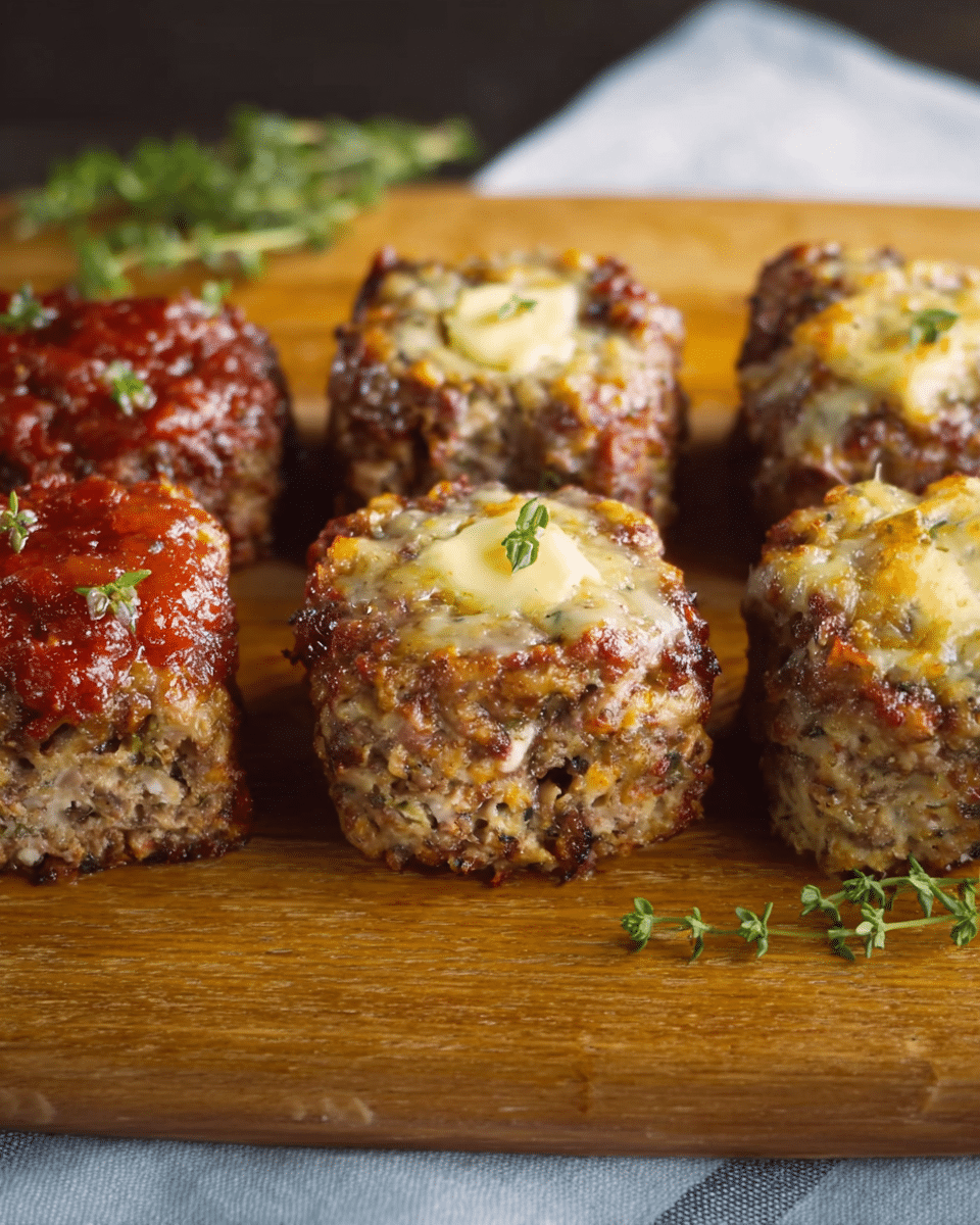 Savory Mini Meatloaves with Homestyle Flair