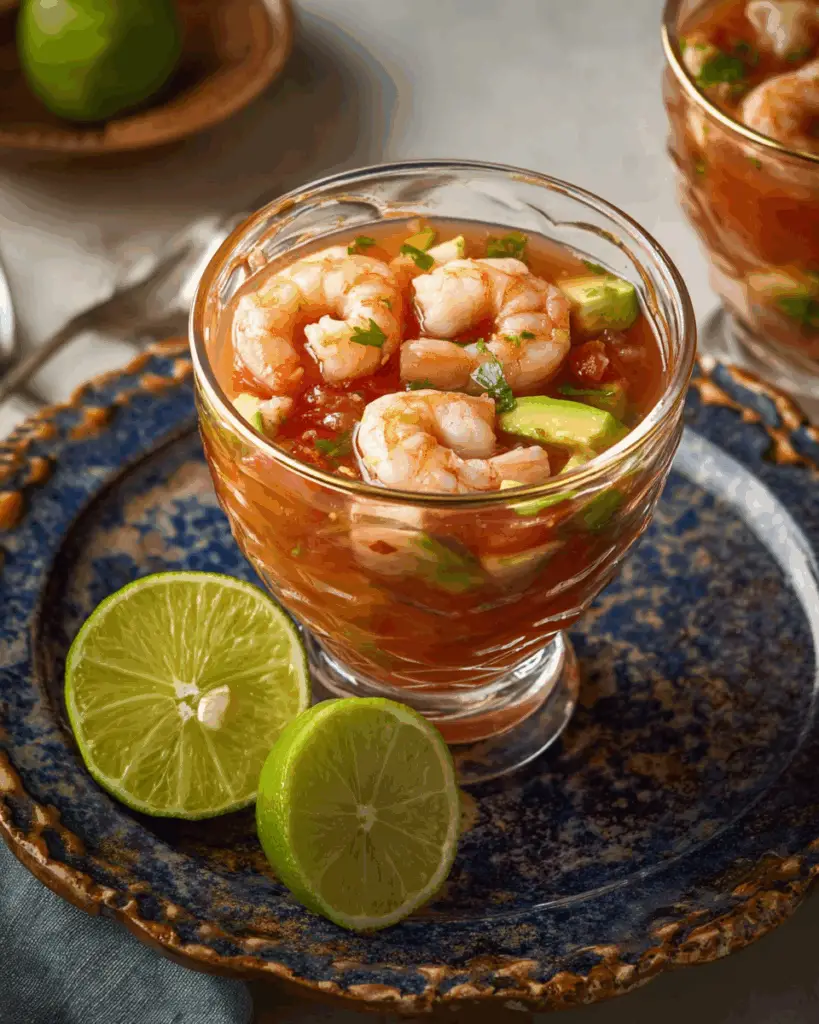 Authentic Coctel de Camarones Estilo Mexicano