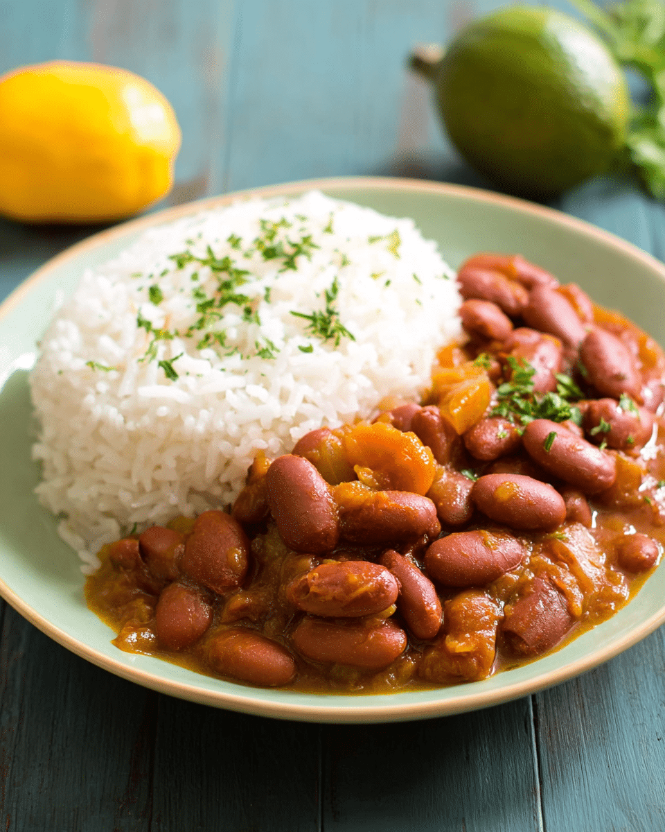 Hearty Habichuelas Guisadas with Potatoes and Olives