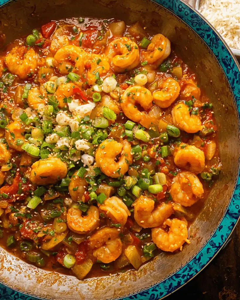 Spicy Garlic Szechwan Shrimp Delight