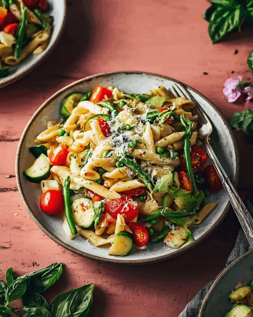Garden-Fresh Pasta Primavera with Seasonal Vegetables