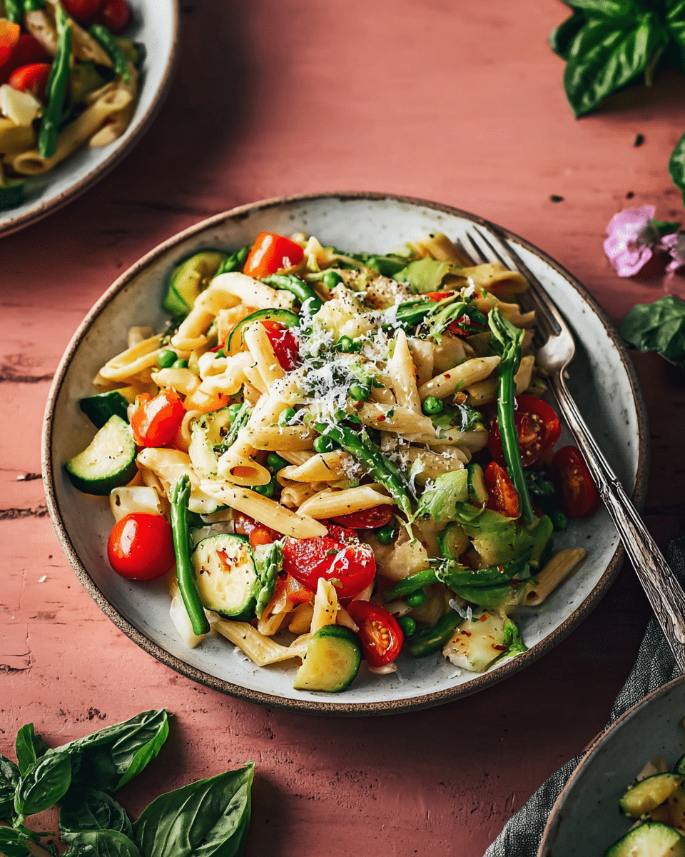Garden-Fresh Pasta Primavera with Seasonal Vegetables