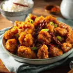 Crispy Sweet and Spicy General Tso’s Chicken Delight