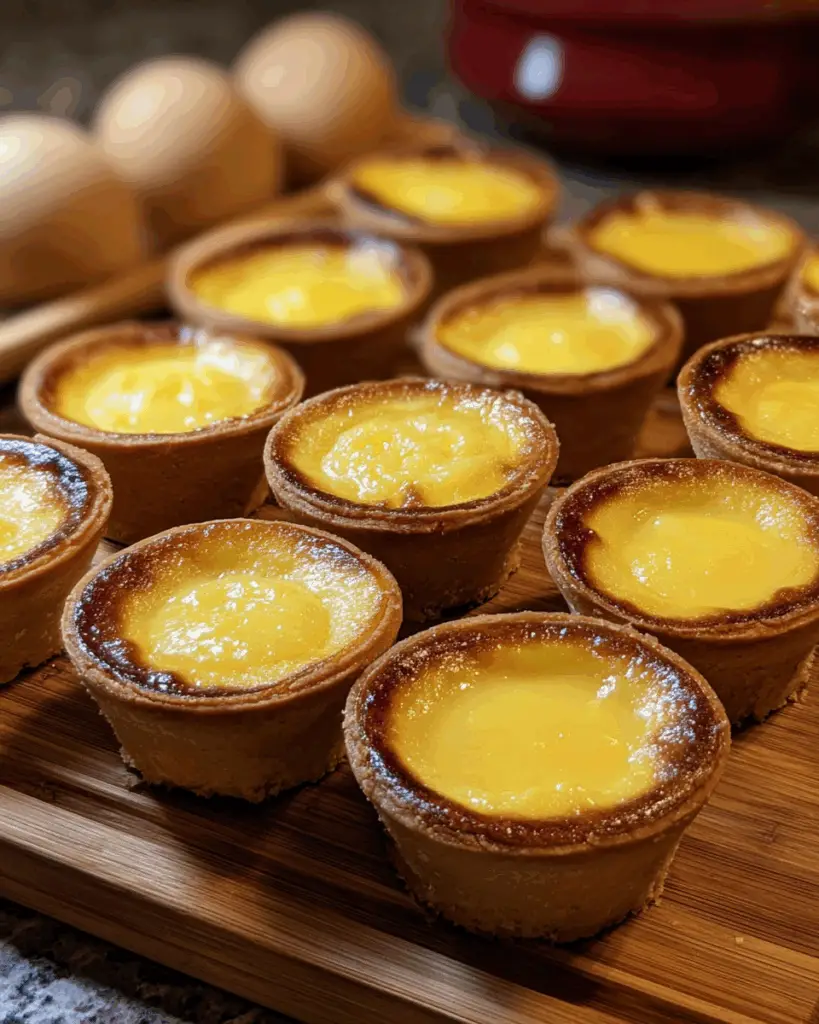 Golden Hong Kong Bakery-Style Egg Custard Tarts