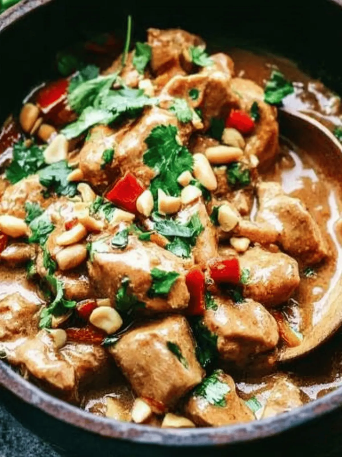 Slow Cooker Thai Peanut Chicken