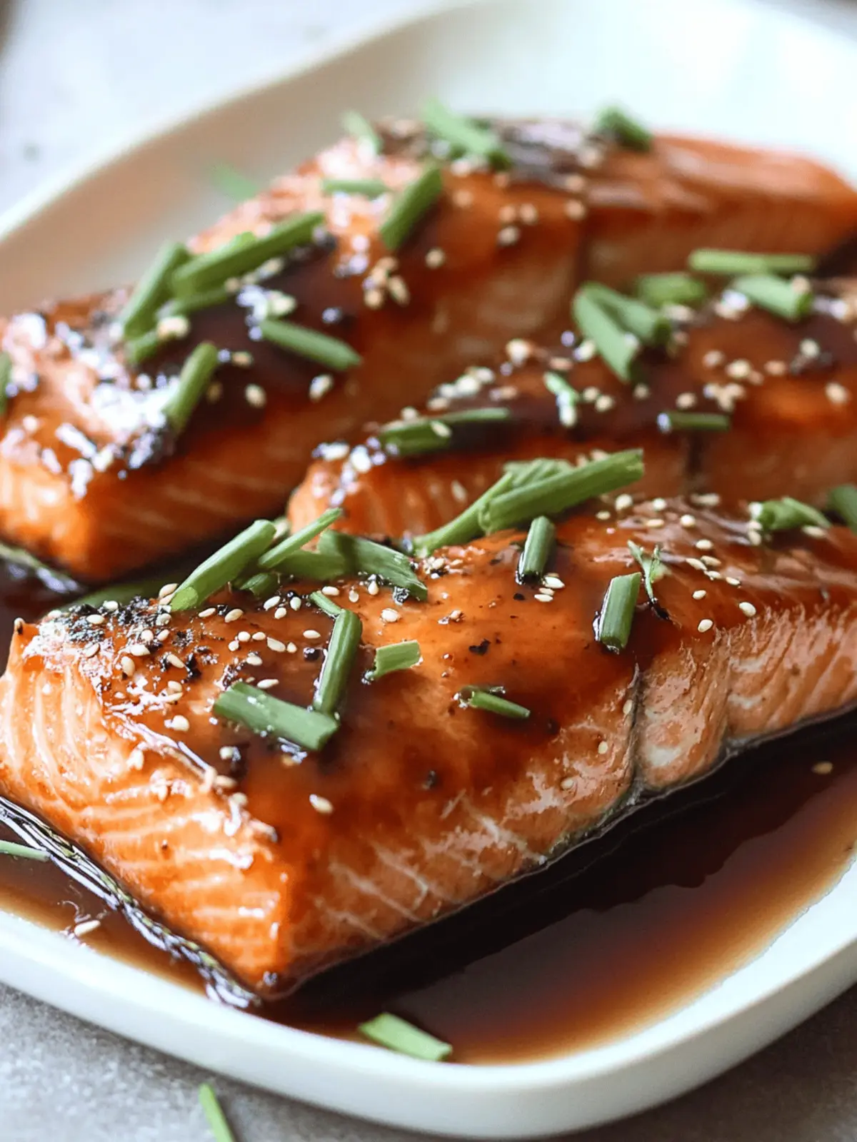 Maple Glazed Salmon with Fresh Chives