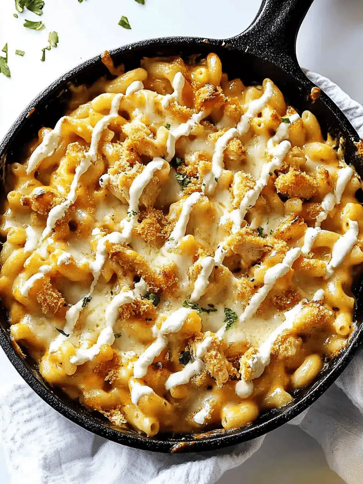 Buffalo Chicken Macaroni and Cheese