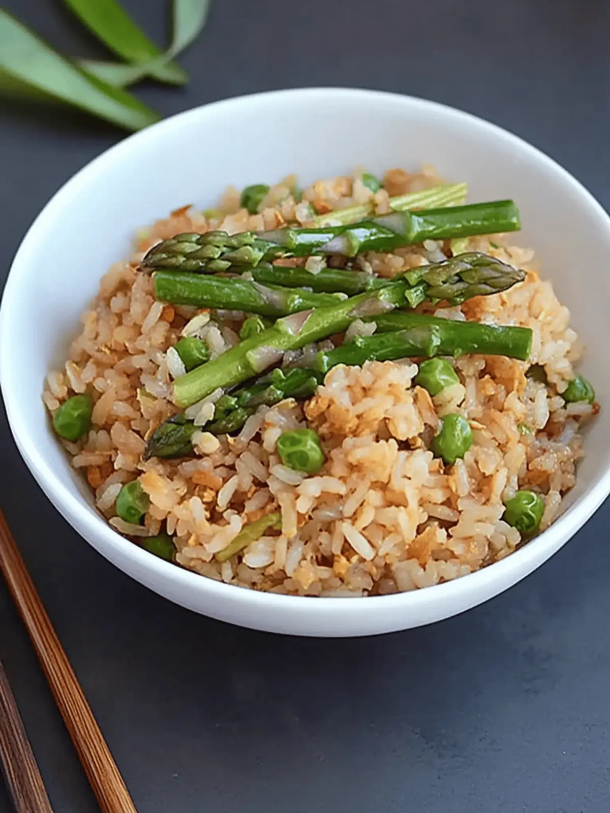 Asparagus and Ginger Fried Rice